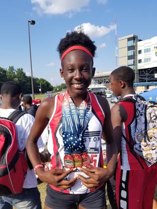 Cover photo — 2018 USATF National Junior Olympic — Greensboro NC
