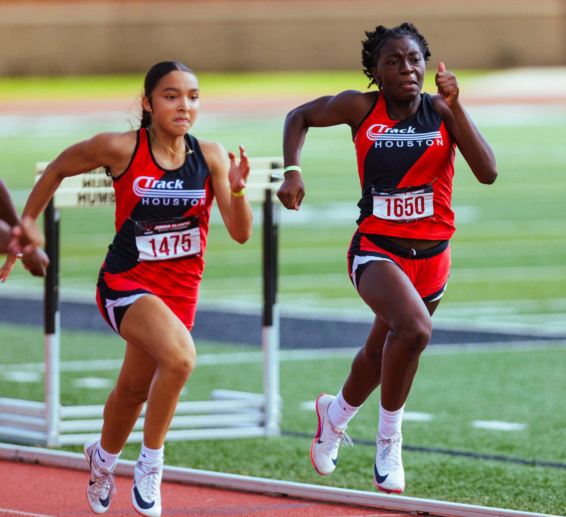 Track Houston athletes competing at the USATF Region 12 Championships.